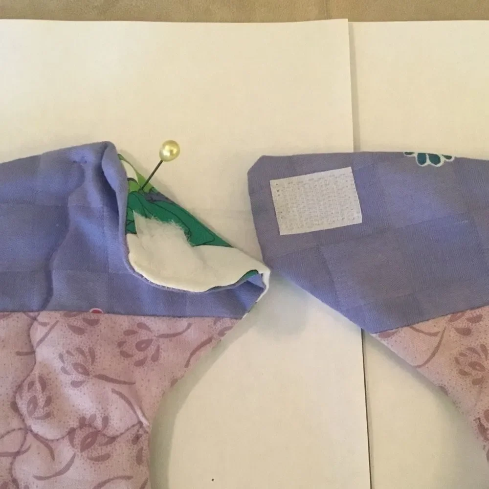 3/$25 or $12 ea. NWT Handmade Quilted Reversible Baby Bib